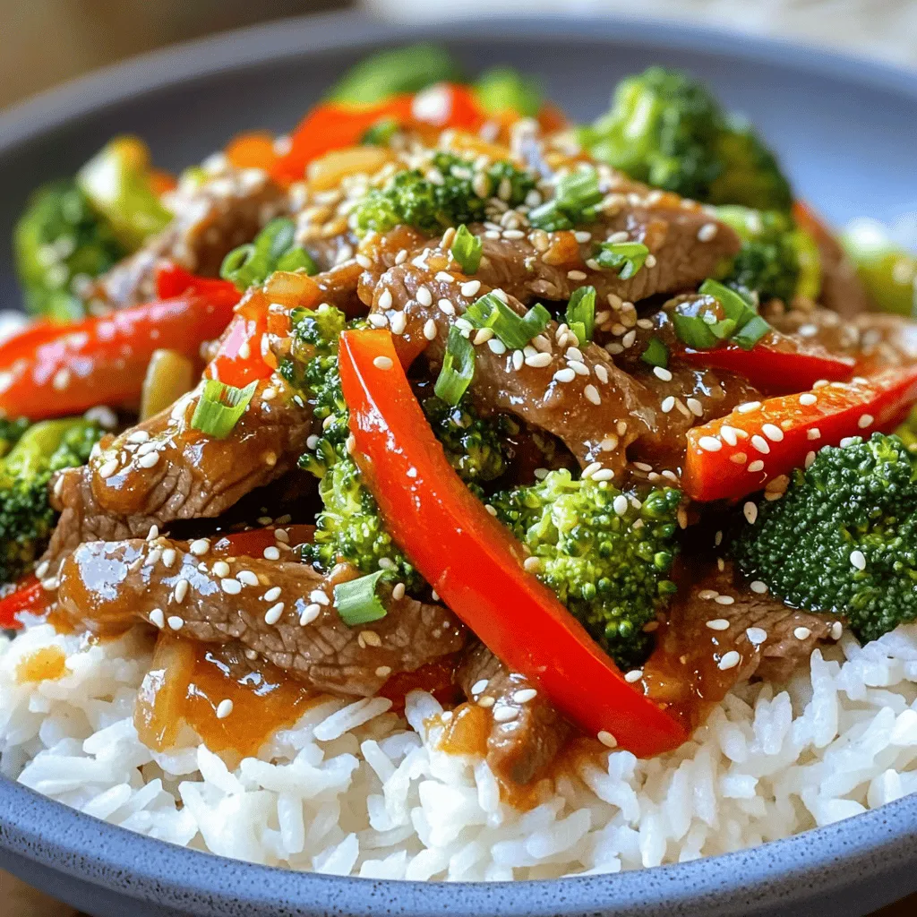 Spicy Garlic Beef Stir Fry Savory and Quick Meal