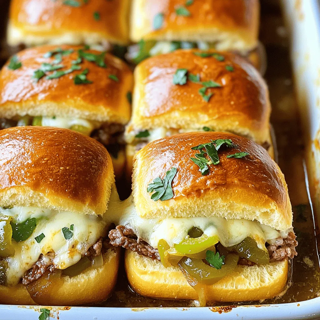 Easy Philly Cheesesteak Sliders Tasty and Simple Meal