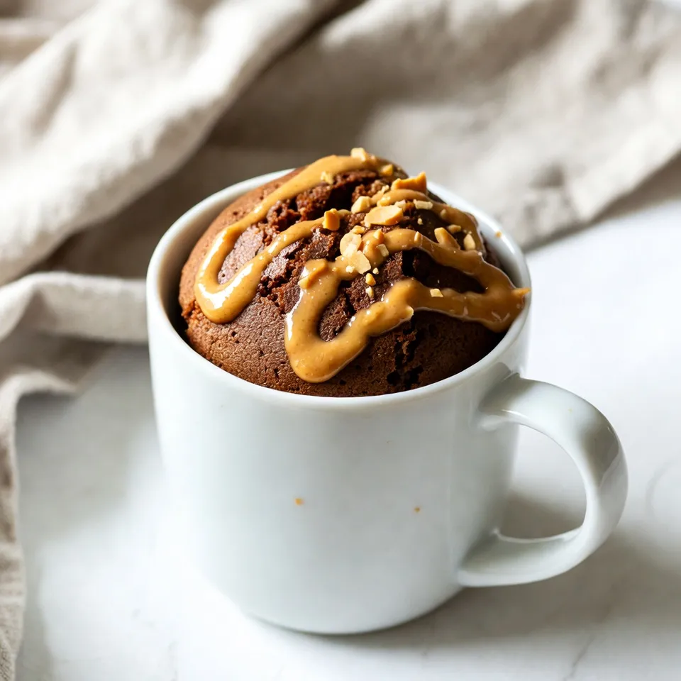 Chocolate Peanut Butter Mug Cake Simple and Tasty Treat