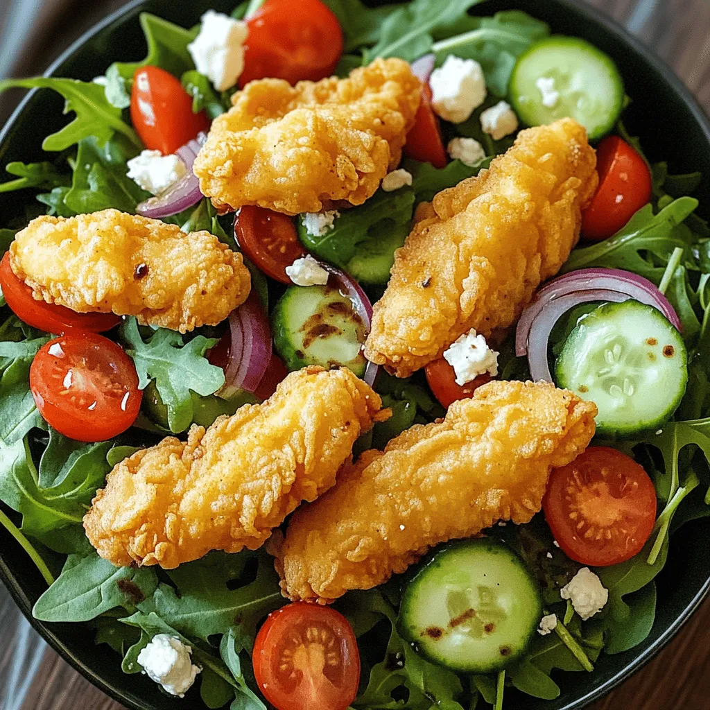 Crispy Chicken Salad Fresh and Flavorful Delight