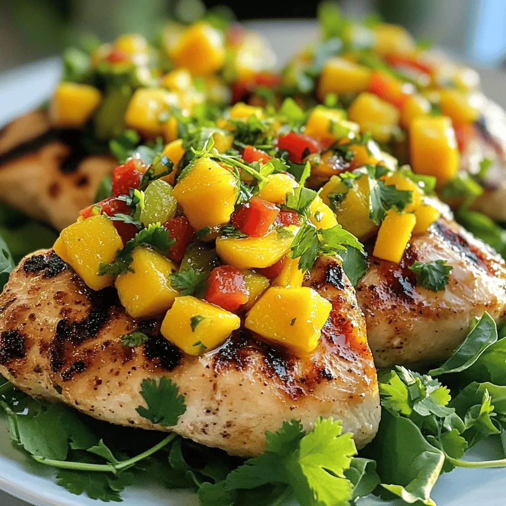 Spicy Mango Salsa Chicken Tasty and Simple Recipe