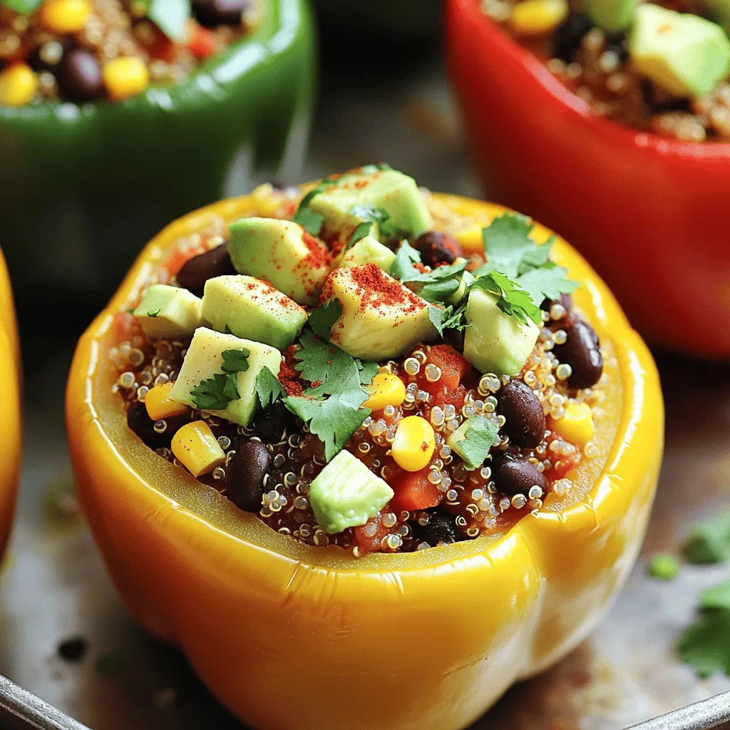 Vegan Quinoa Stuffed Peppers Flavorful and Healthy Dish