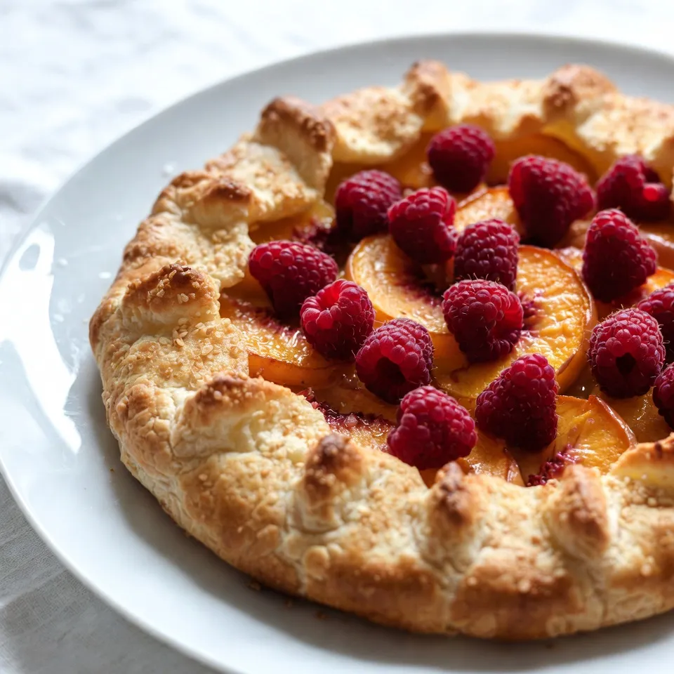 Peach Raspberry Galette Delightful and Simple Treat