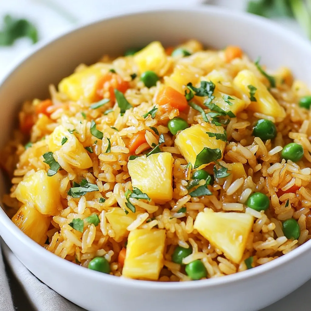 Pineapple Fried Rice Flavorful and Simple Recipe