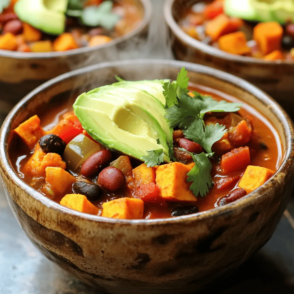 Vegan Sweet Potato Chili Flavorful and Filling Meal