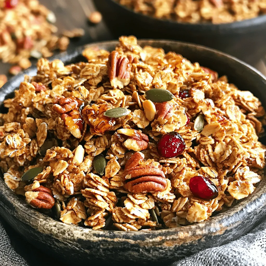Maple Pecan Granola Healthy and Simple Recipe