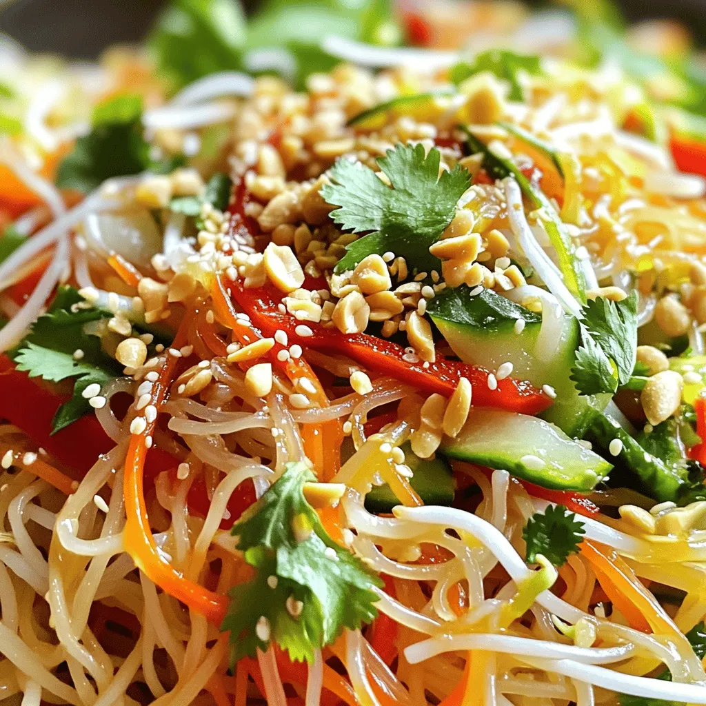 Spicy Thai Noodle Salad Fresh and Flavorful Delight