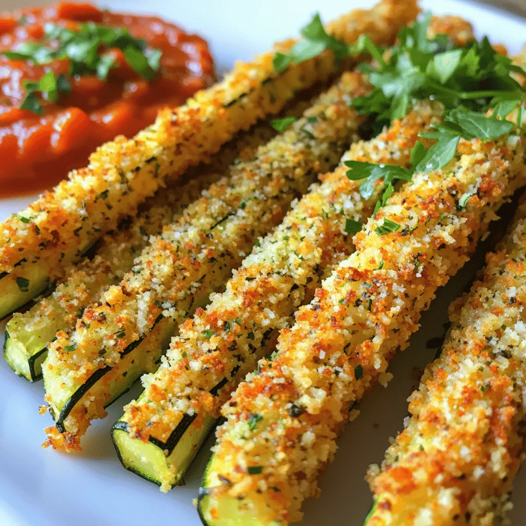 Oven-Baked Zucchini Fries Crispy and Flavorful Snack
