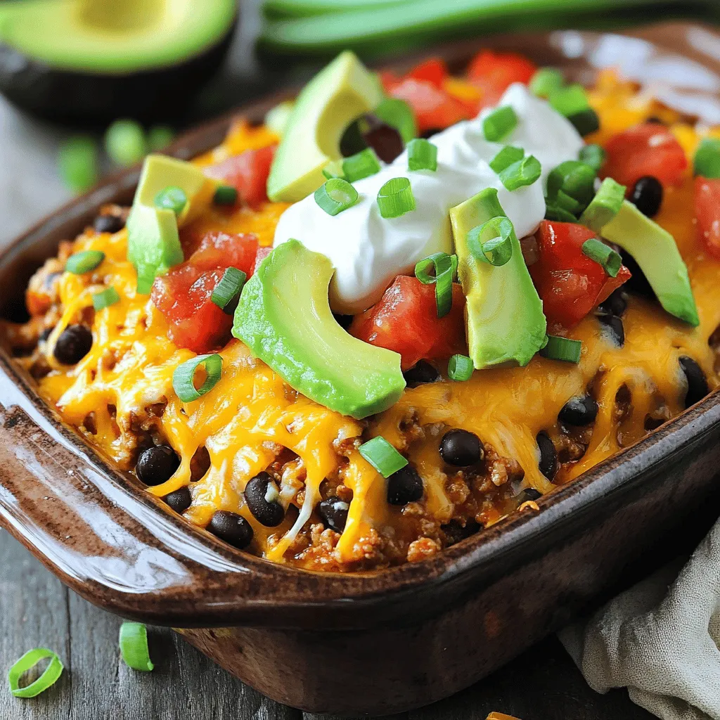 Easy Taco Casserole Savory and Quick Family Meal