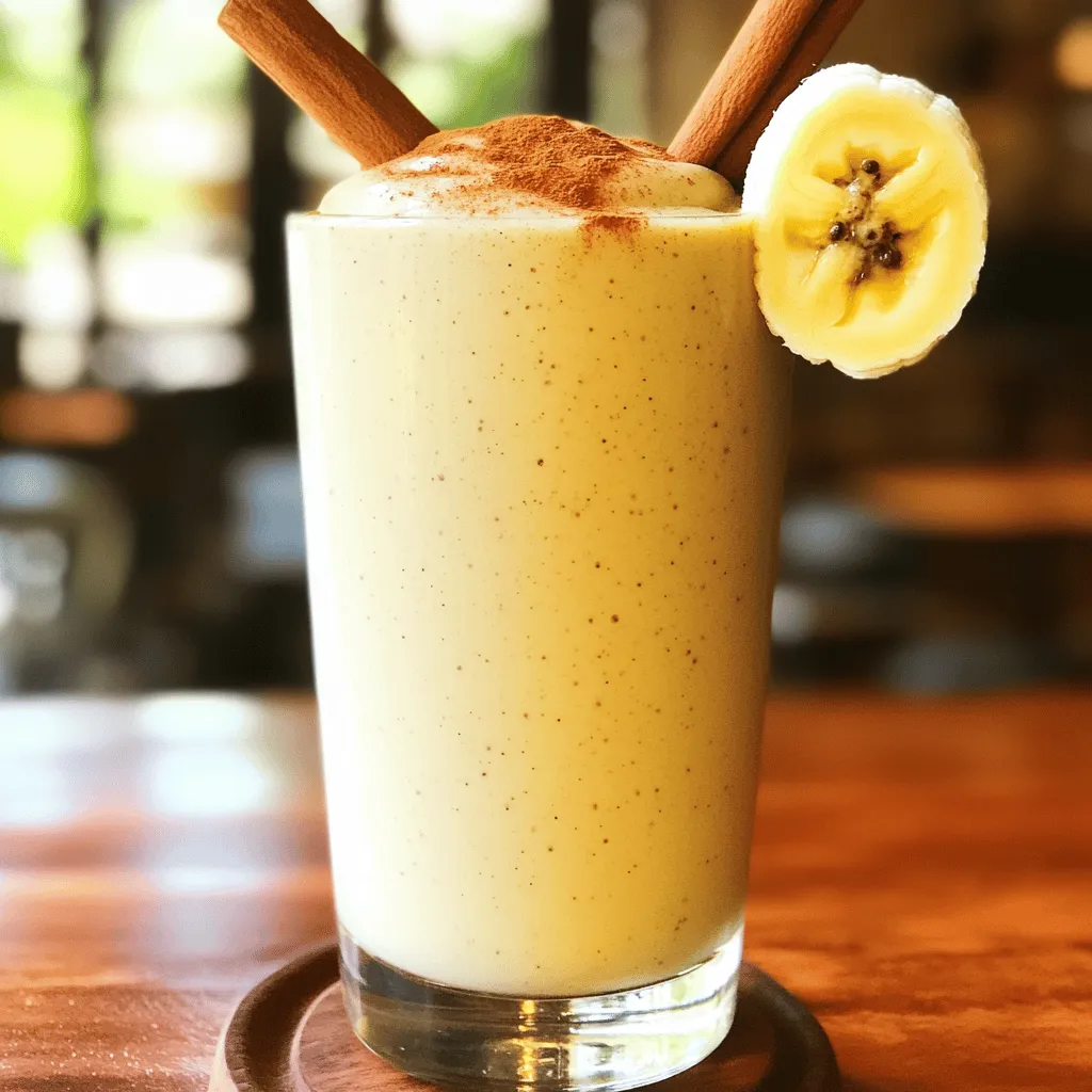 Vanilla Chai Protein Smoothie Energizing and Healthy Drink