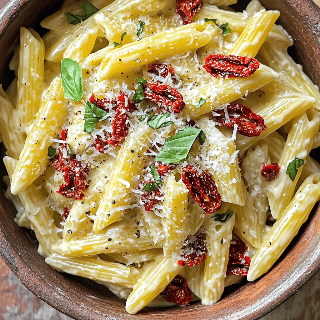 Creamy Sun-Dried Tomato Pasta Tasty and Simple Meal