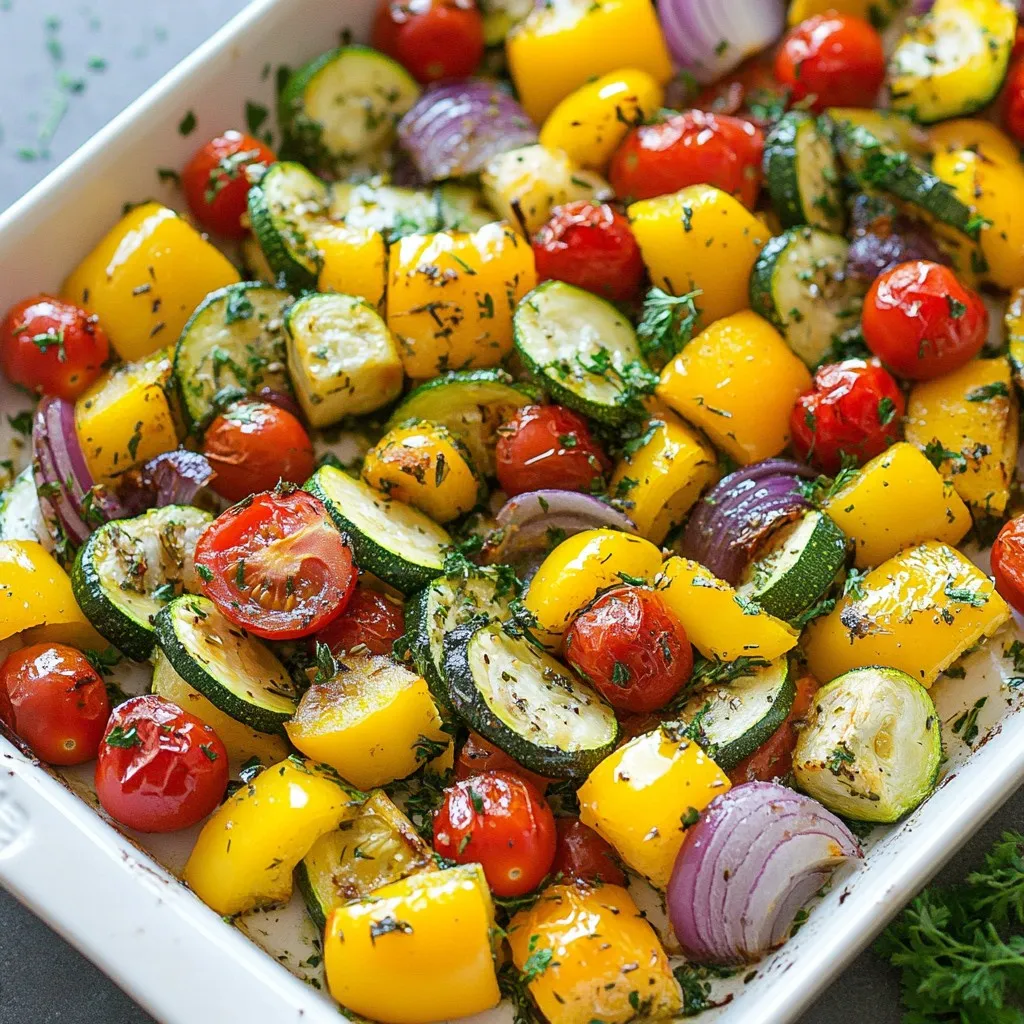 Herb Roasted Vegetable Medley Flavorful and Easy Dish