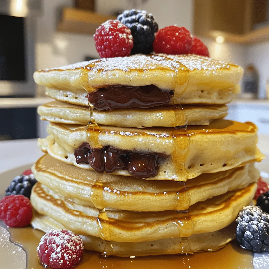 Nutella Stuffed Pancakes Irresistible Breakfast Treat