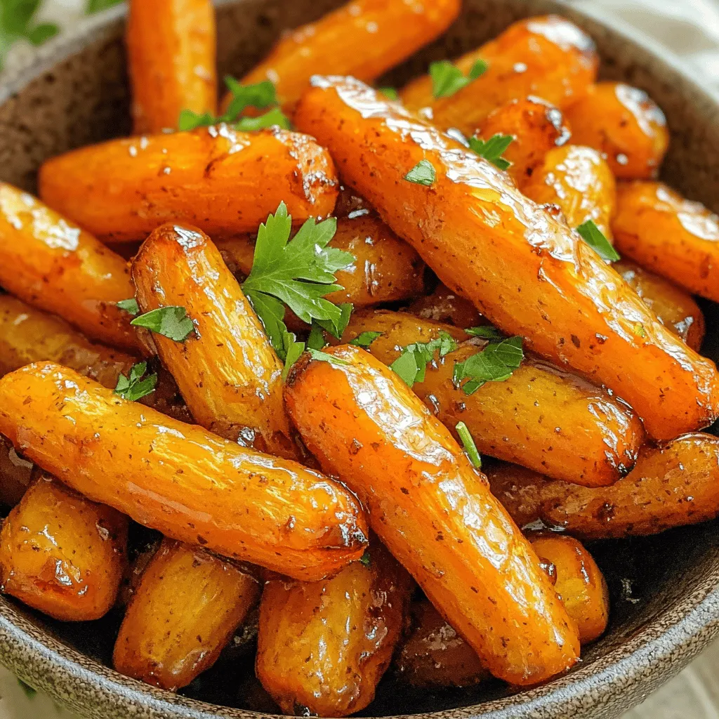 Air Fryer Honey Glazed Carrots Flavorful Side Dish