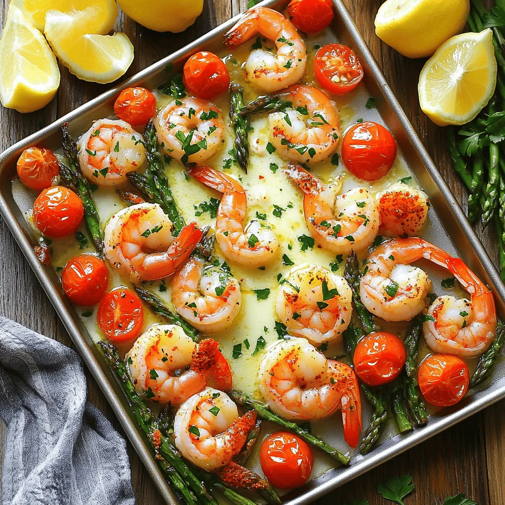 Sheet Pan Garlic Butter Shrimp Tasty and Quick Meal