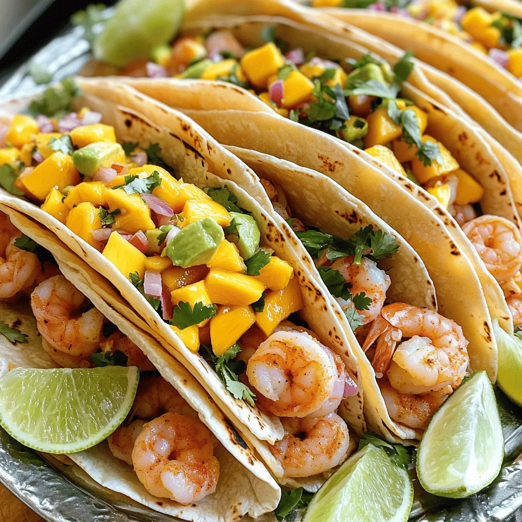 Easy Shrimp Tacos with Mango Salsa Fresh Delight