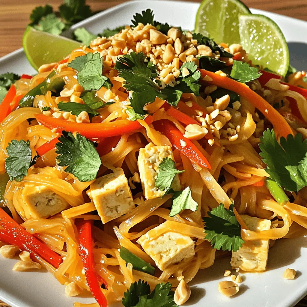 Vegetable Pad Thai Packed with Flavor and Nutrition