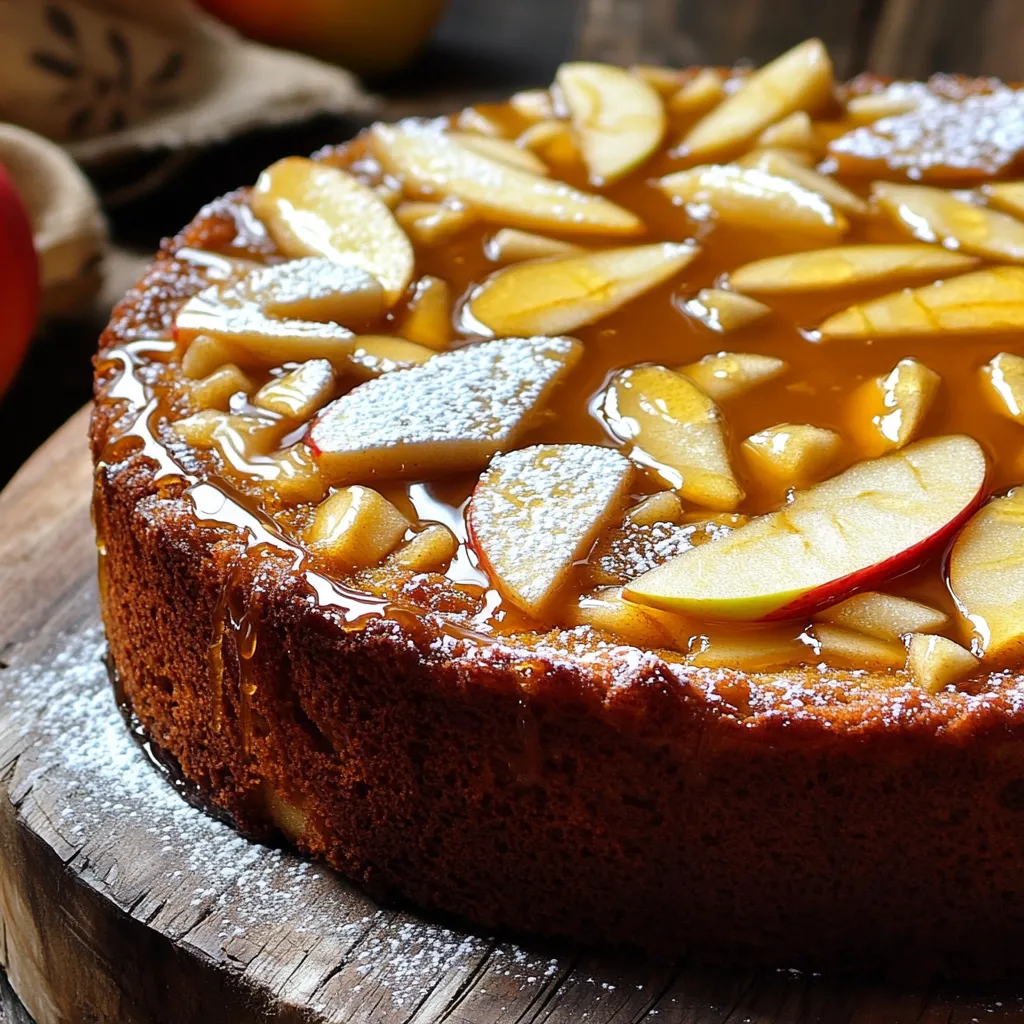 Irresistible Apple Cider Cake with Maple Glaze Recipe