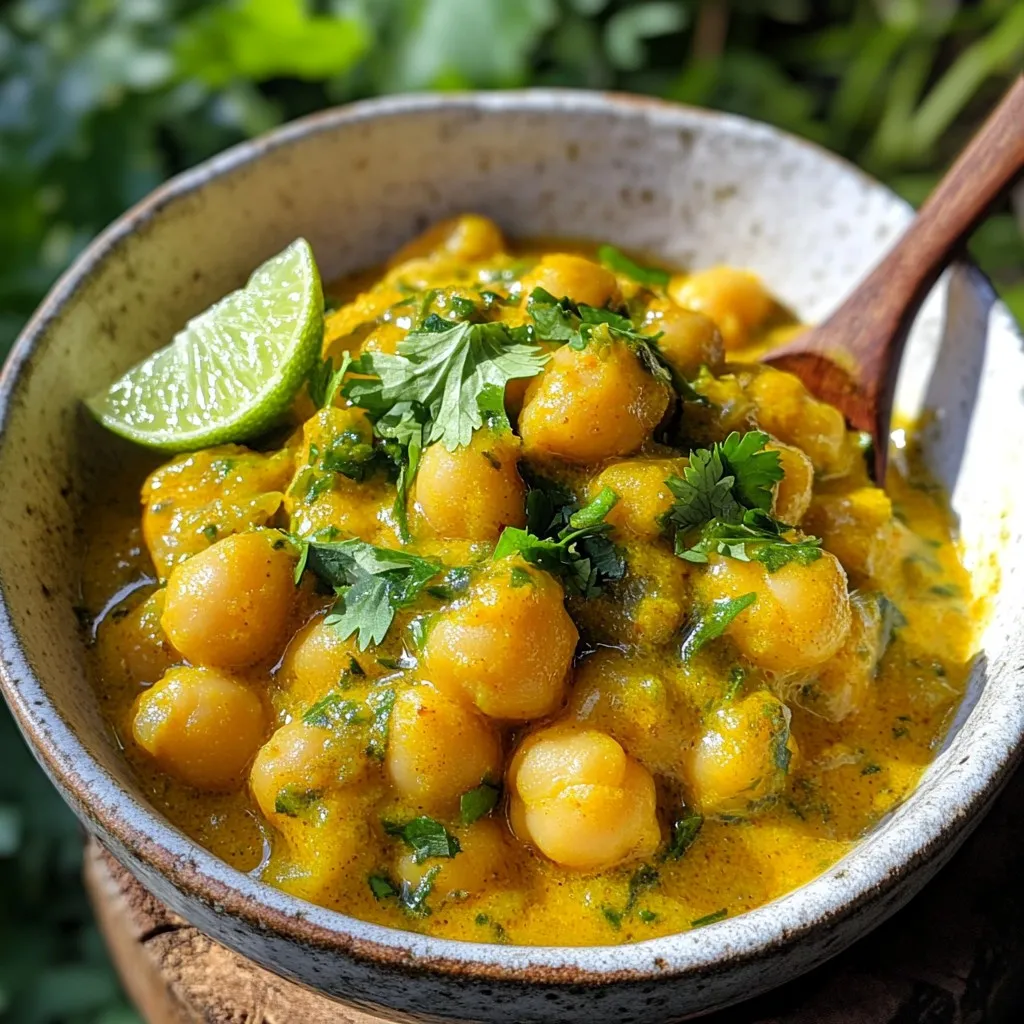 Masala Spiced Chickpea Stew Flavorful and Nutritious