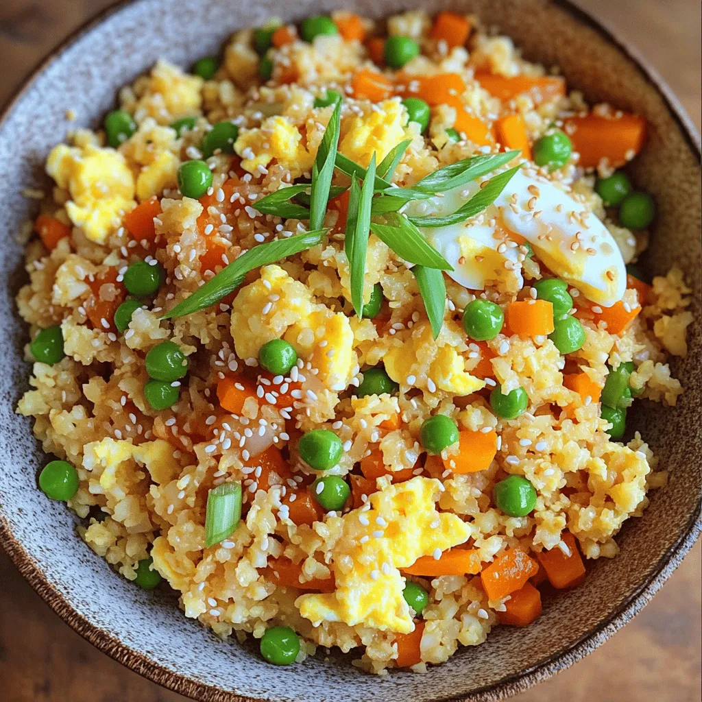 Cauliflower Fried Rice Flavorful and Easy Recipe