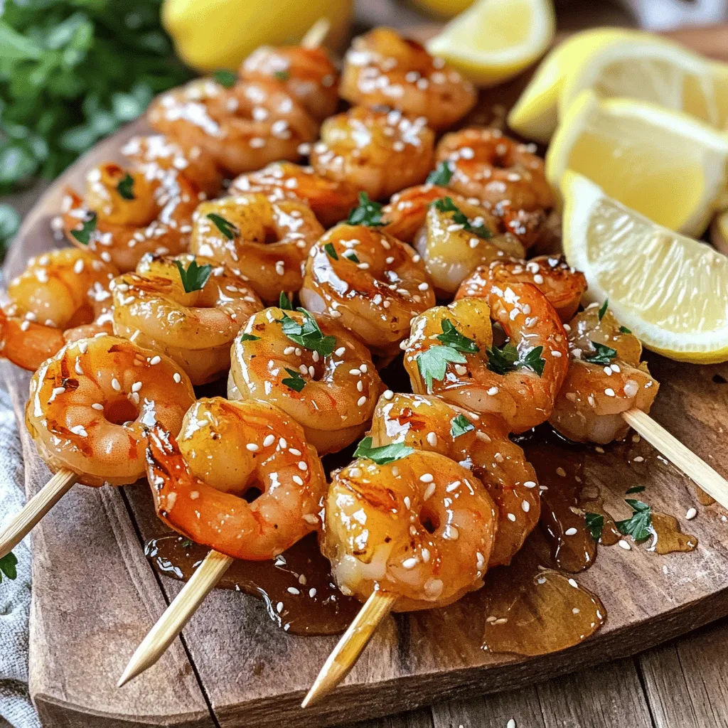 Honey Garlic Shrimp Skewers Flavorful and Easy Recipe