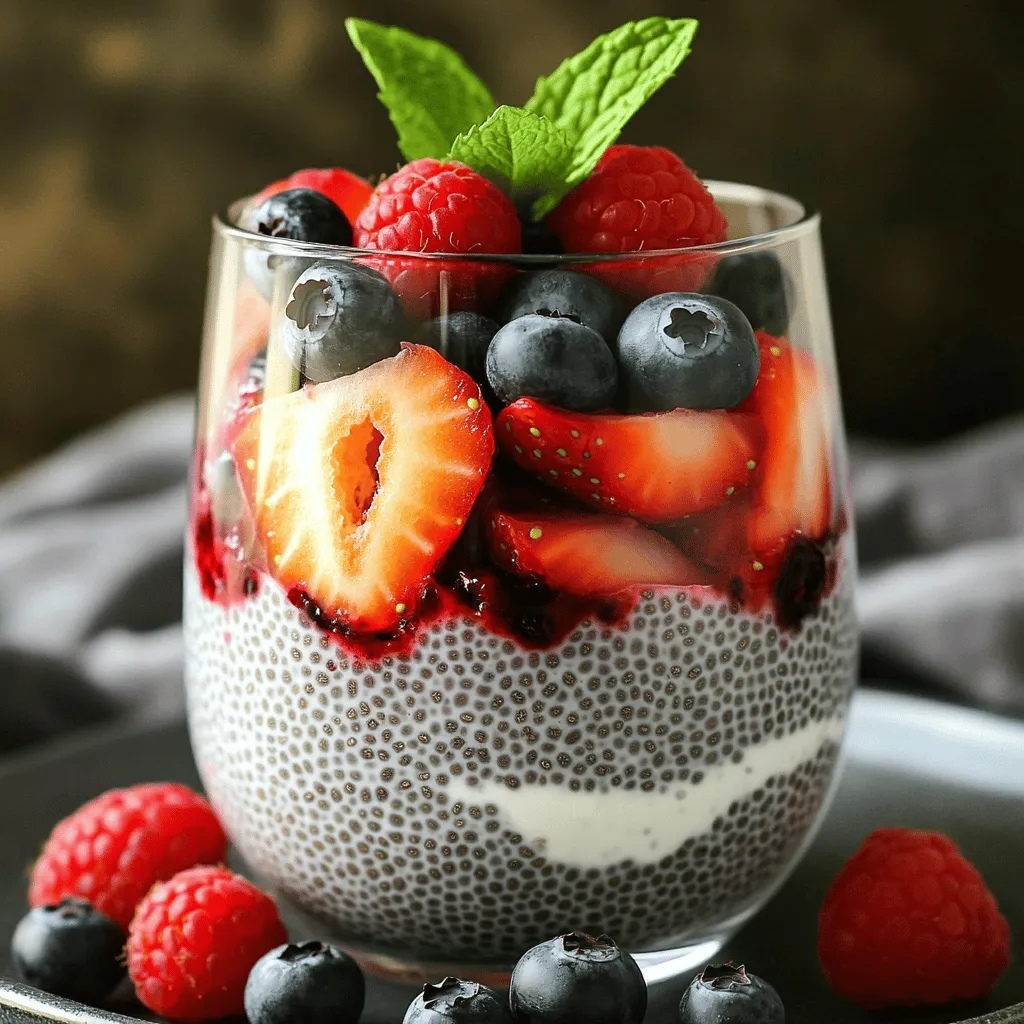 Berry Chia Pudding Tasty and Nourishing Delight