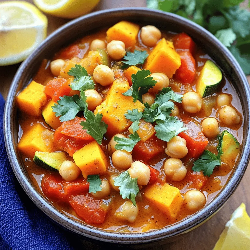 Slow Cooker Moroccan Chickpea Stew Flavorful Delight