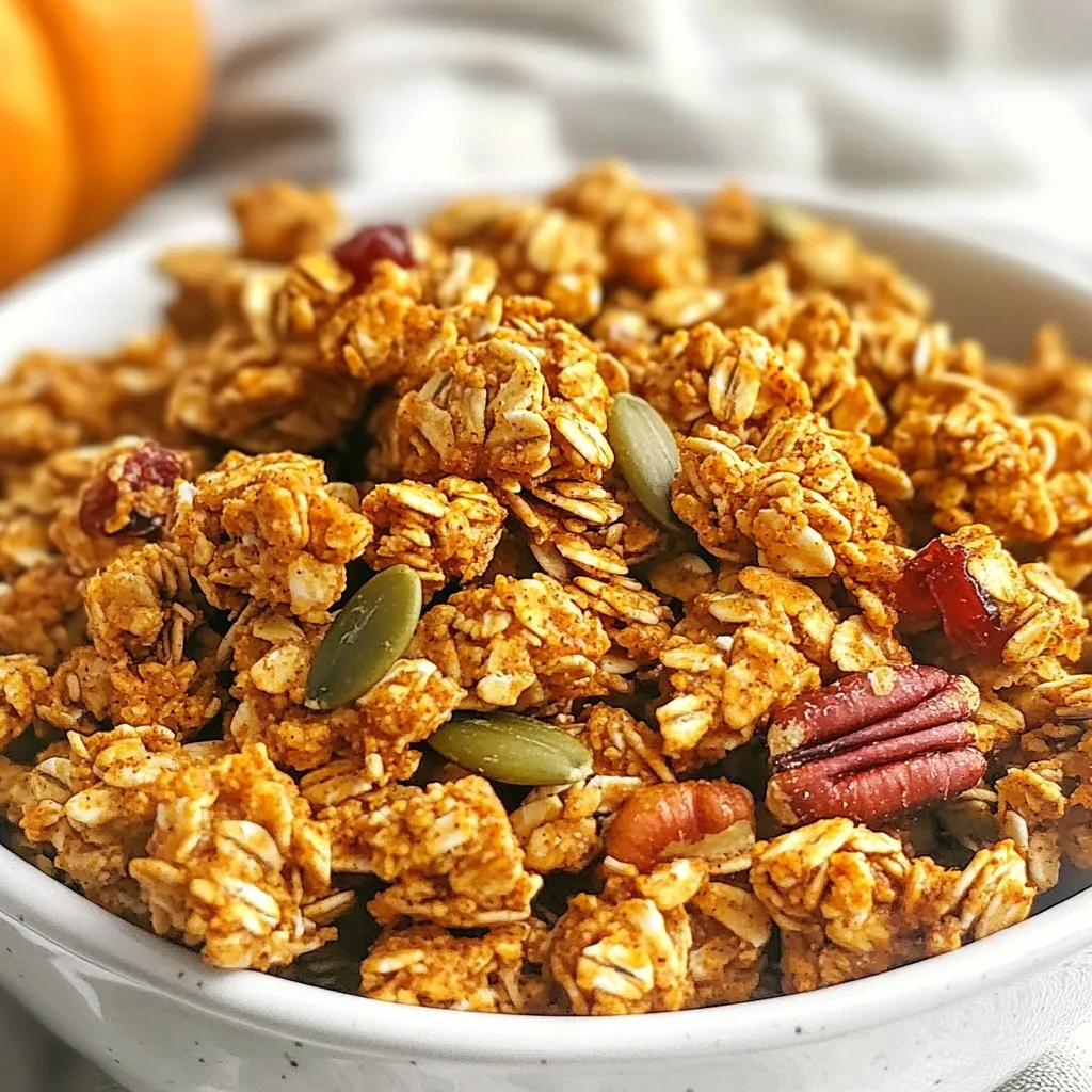 Pumpkin Spice Granola Clusters Simple and Tasty Recipe