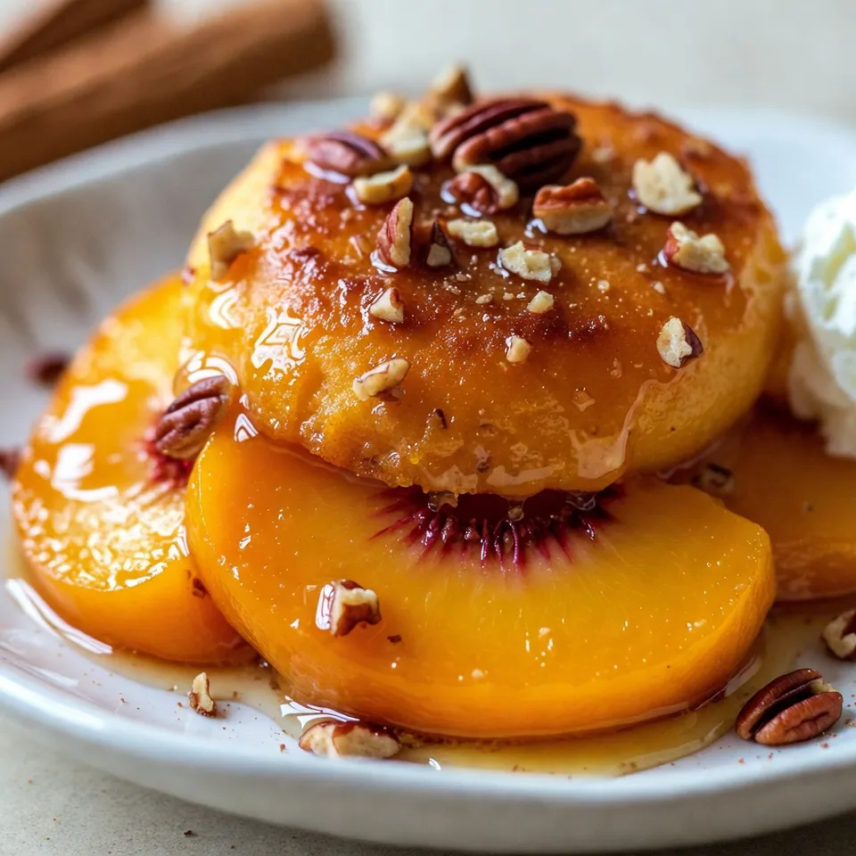 Peach Cobbler Dump Cake Simple and Tasty Dessert