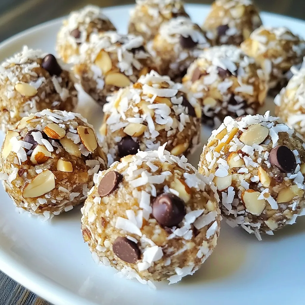 Almond Joy Energy Bites Tasty and Healthy Snack