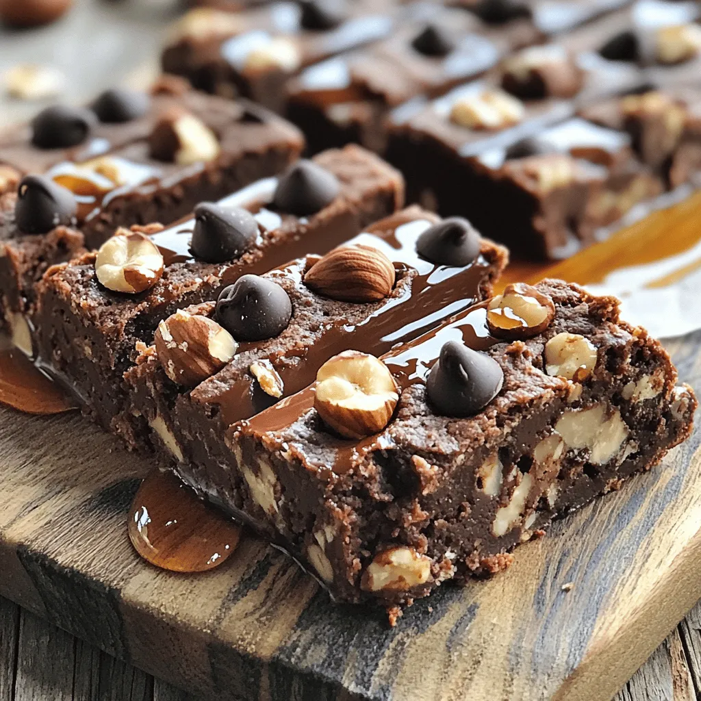 Chocolate Hazelnut Oat Bars Healthy and Tasty Snack