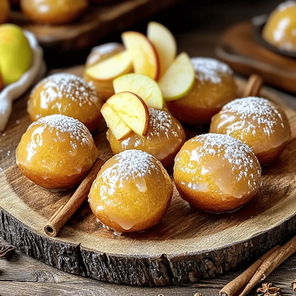 Apple Cider Glazed Donut Holes Flavorful Fall Treat