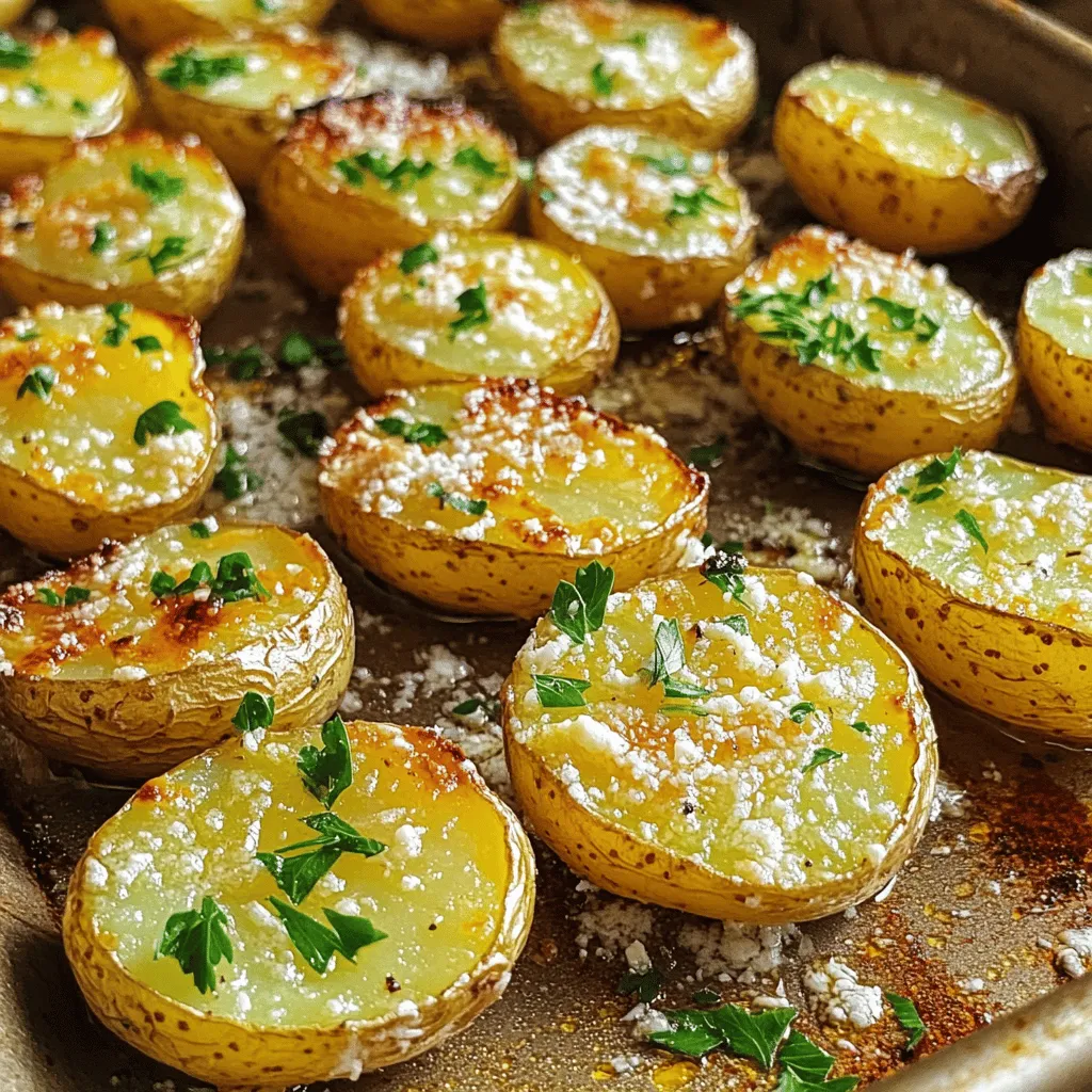 Garlic Parmesan Roasted Potatoes Flavorful Side Dish