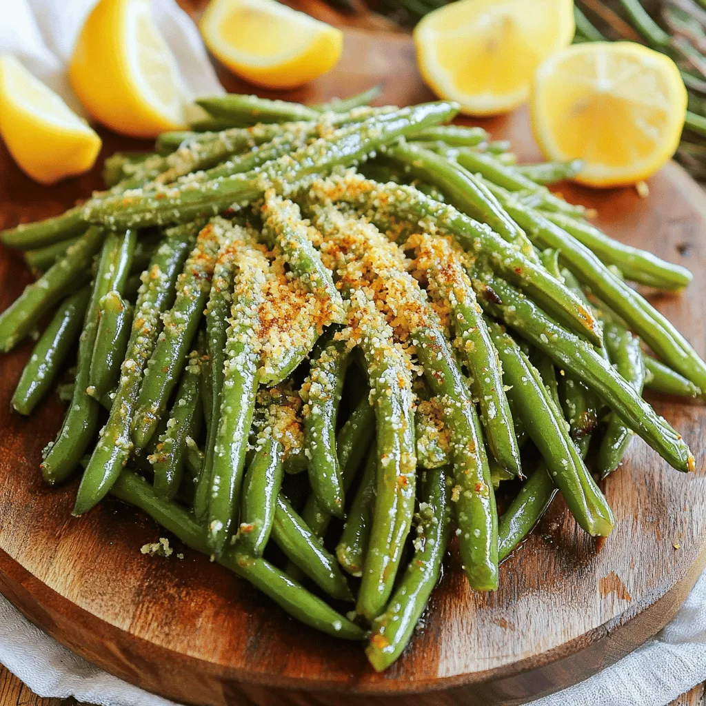 Air Fryer Parmesan Green Beans Crispy and Tasty Treat