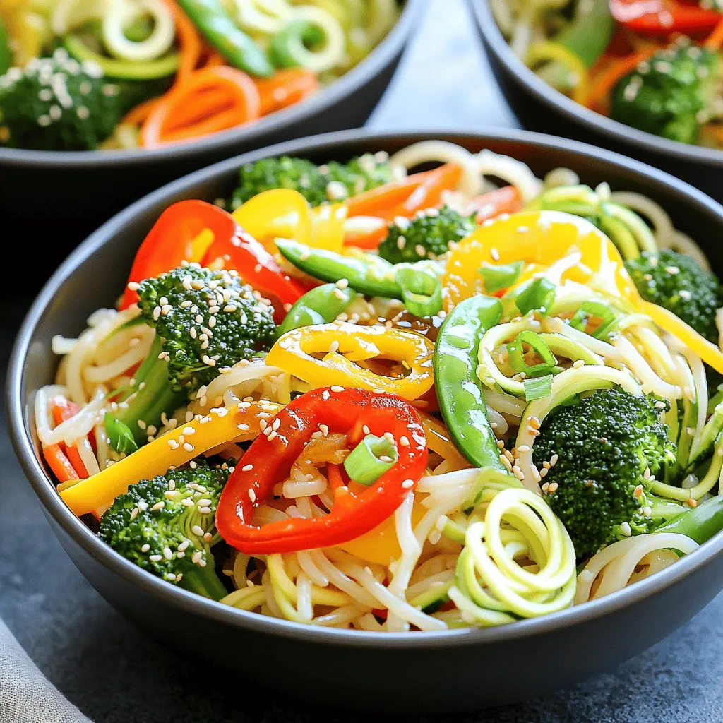Vegetable Stir-Fry Noodles Quick and Flavorful Meal