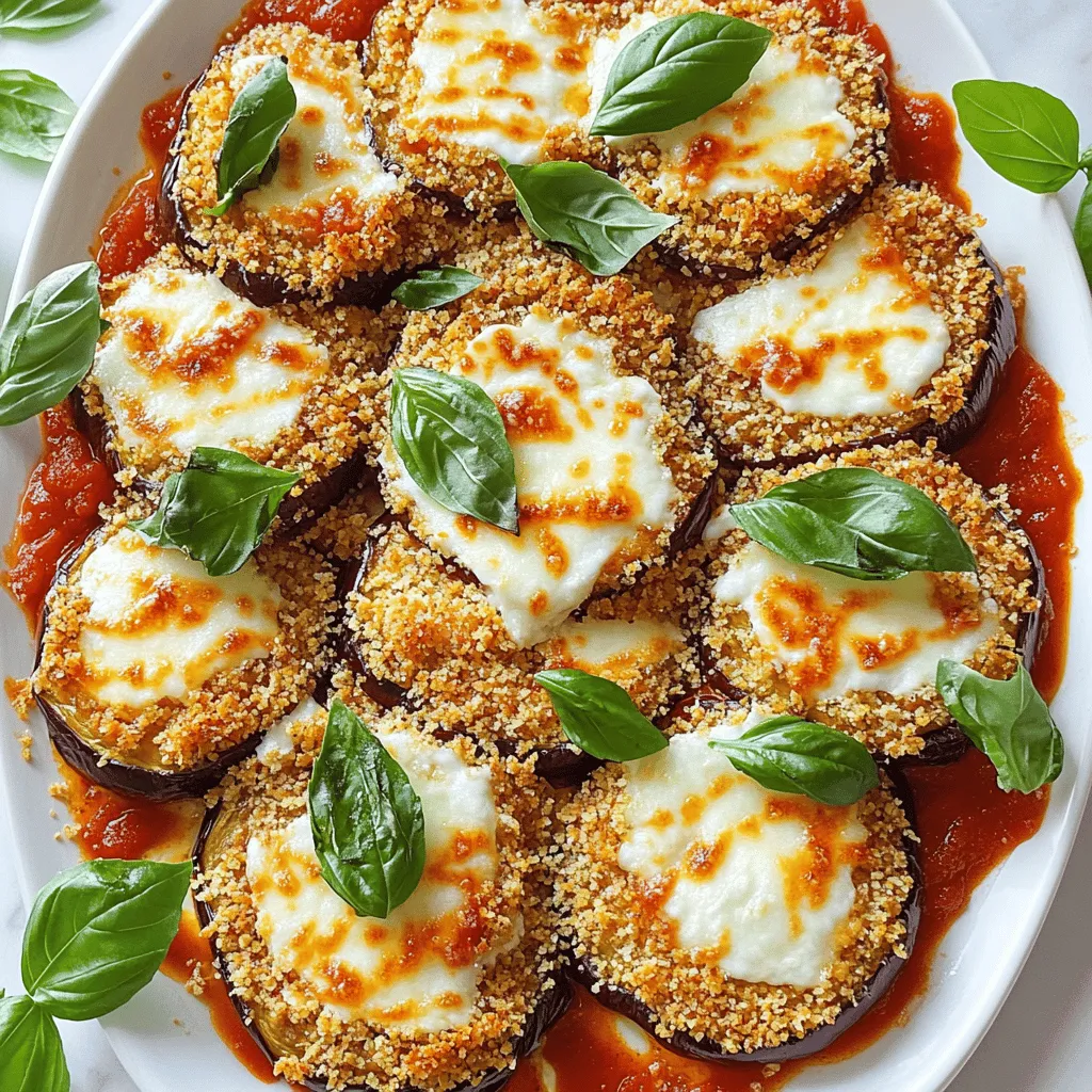 Crispy Baked Eggplant Parmesan Delicious and Easy Meal