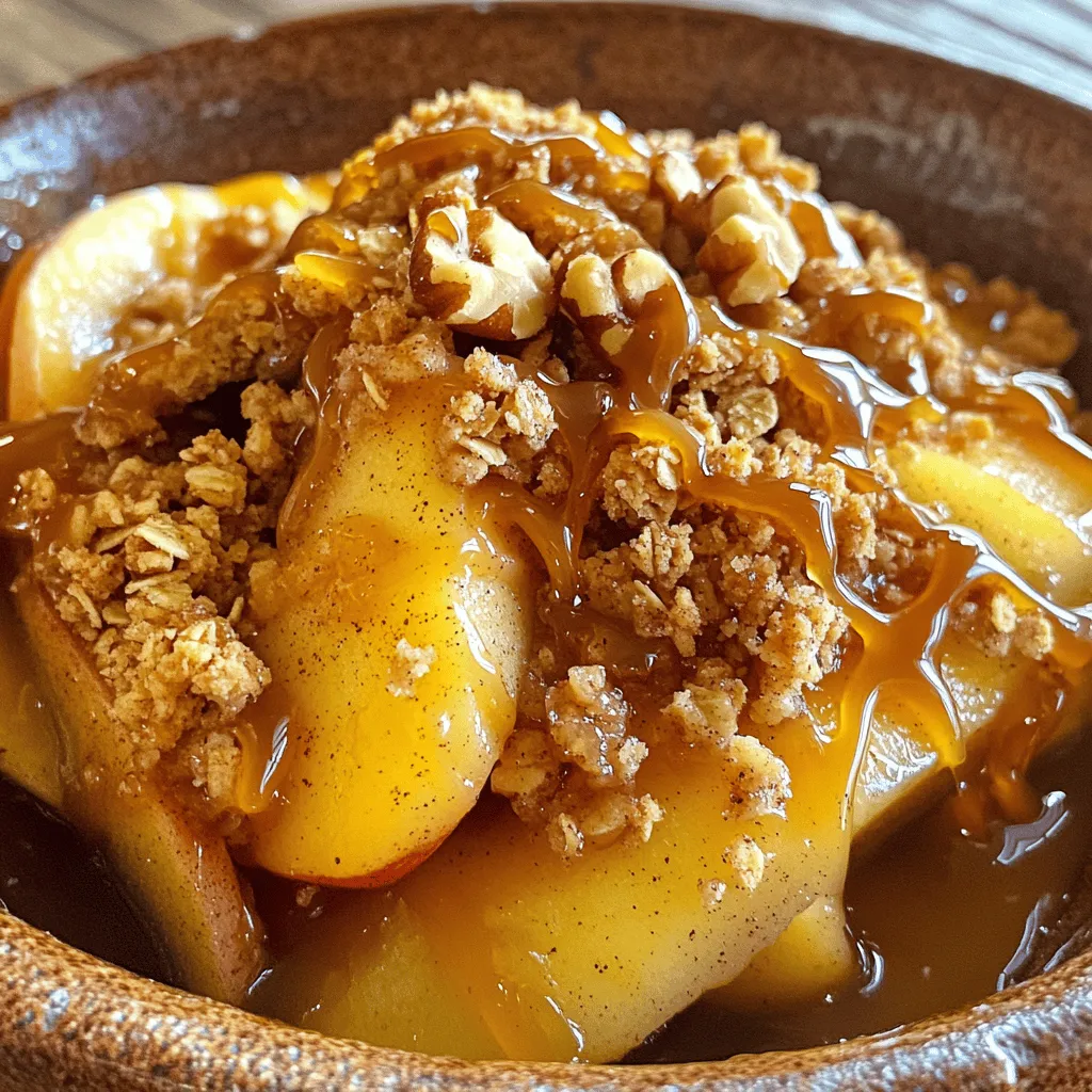 Caramel Apple Crisp Delightful and Easy Dessert Recipe