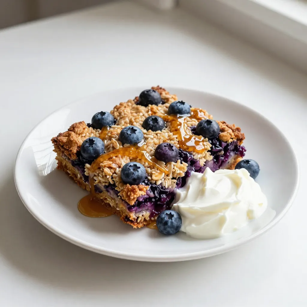 Blueberry Oatmeal Breakfast Bake Nourishing Delight