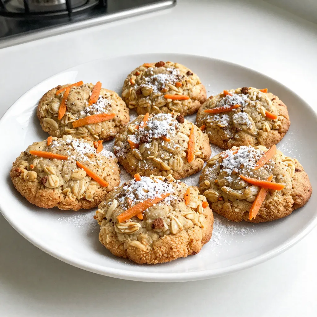 Carrot Cake Oatmeal Cookies Delightful and Easy Treat