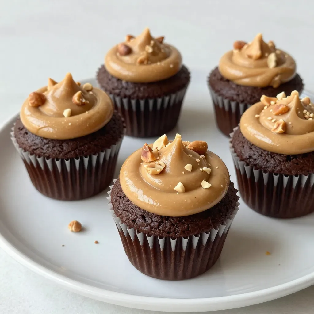 Chocolate Peanut Butter Cupcakes Irresistible Delight