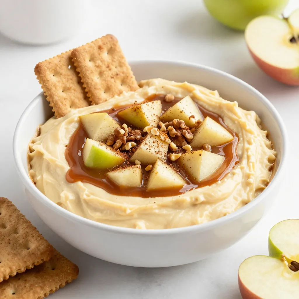 Caramel Apple Cheesecake Dip Creamy and Delightful Treat