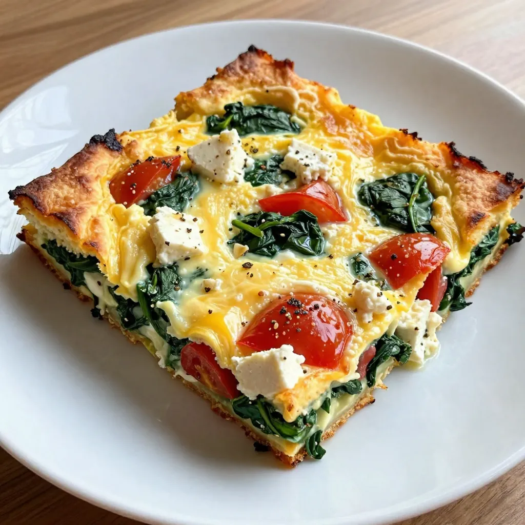 Spinach Feta Breakfast Casserole Easy and Filling Meal