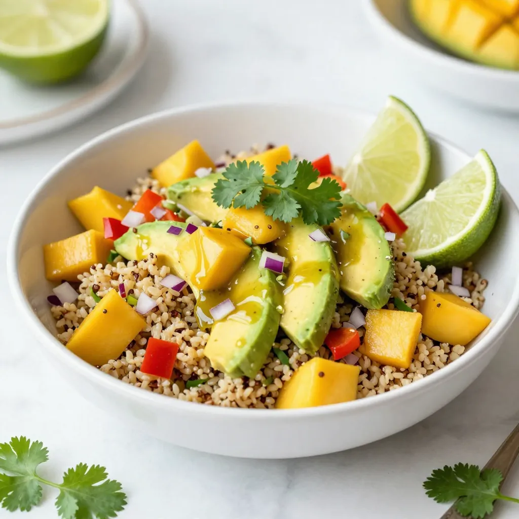 Mango Avocado Quinoa Salad Tasty and Healthy Choice