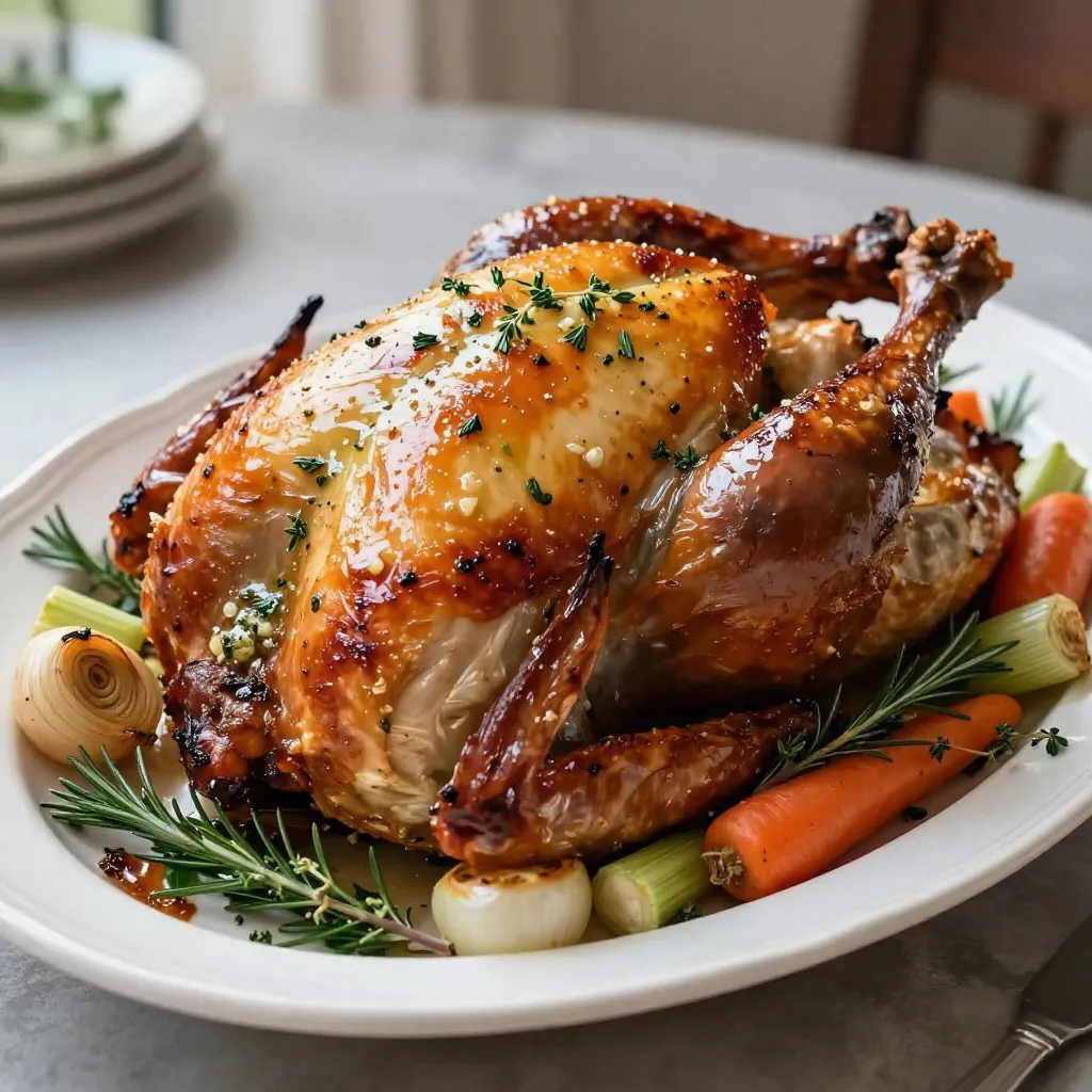 Garlic Herb Butter Roasted Turkey Flavorful Delight
