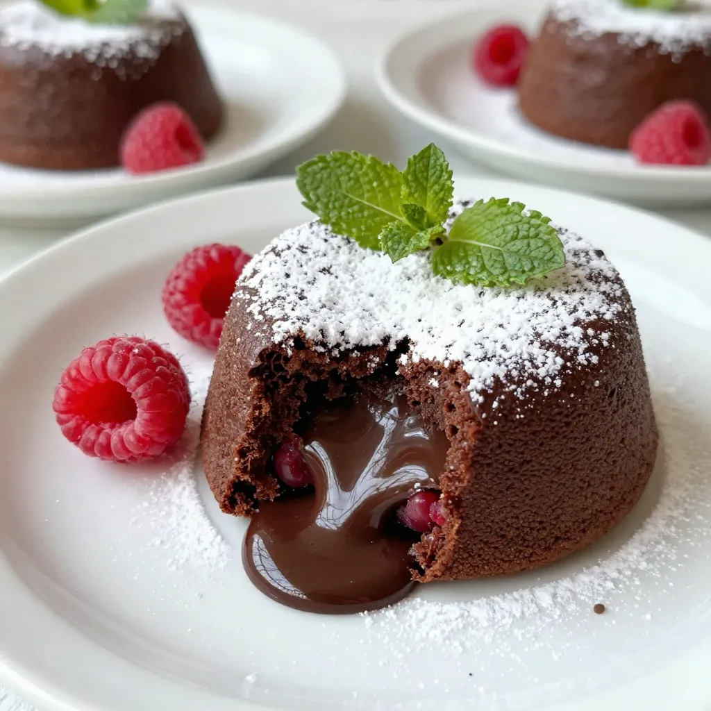 Chocolate Raspberry Lava Cakes Rich and Decadent Delight