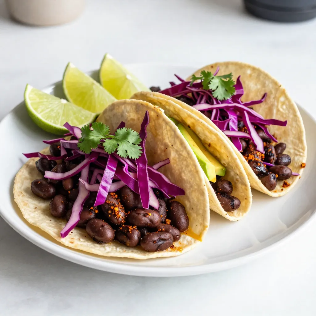 Spicy Black Bean Street Tacos Flavorful and Easy Recipe