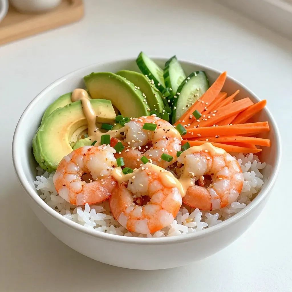 Spicy Shrimp Sushi Bowls Flavorful and Easy Recipe