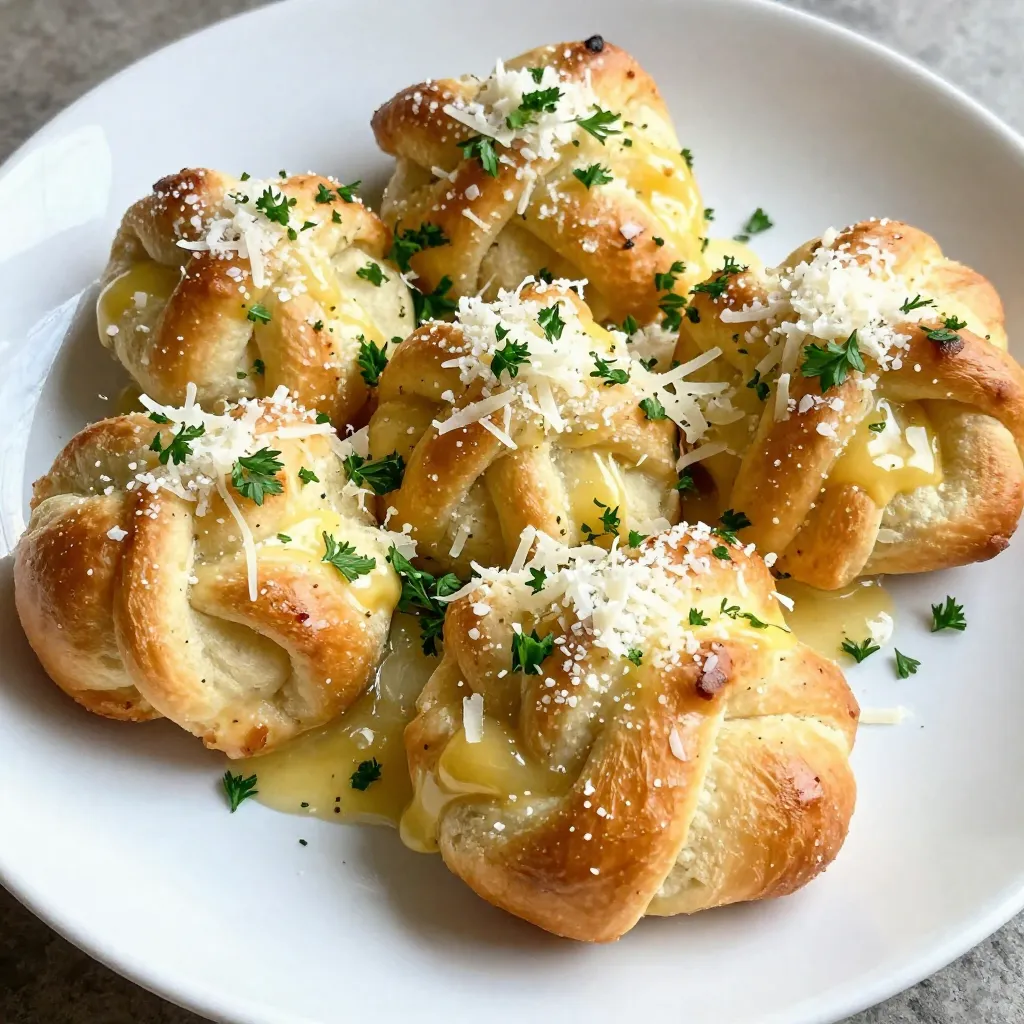 Garlic Butter Parmesan Knots Irresistible Flavor Treat