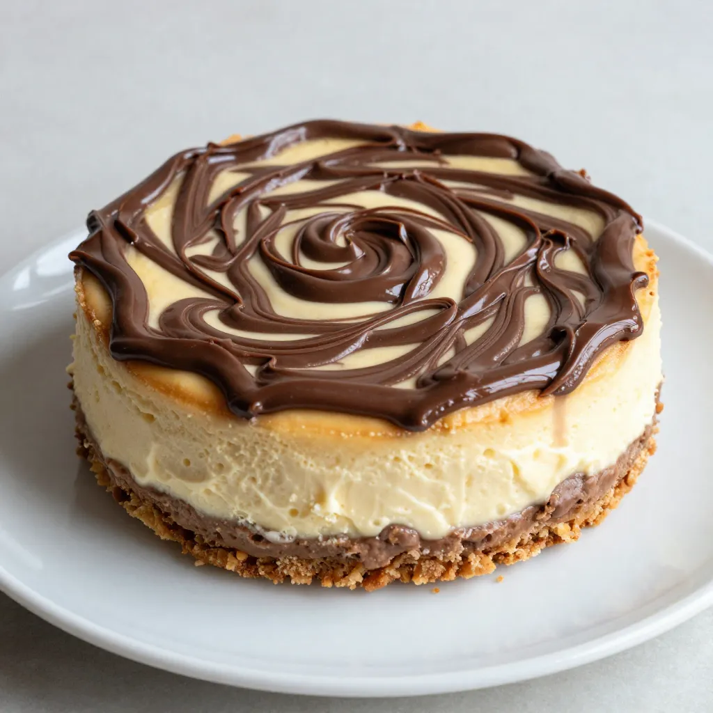 Nutella Swirl Cheesecake Irresistible Dessert Delight