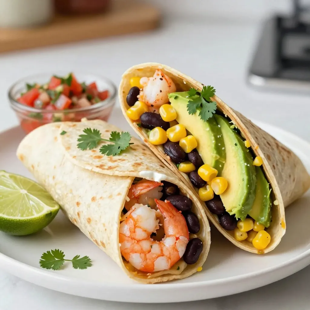 Chipotle Lime Shrimp Burritos Flavorful and Easy Meal